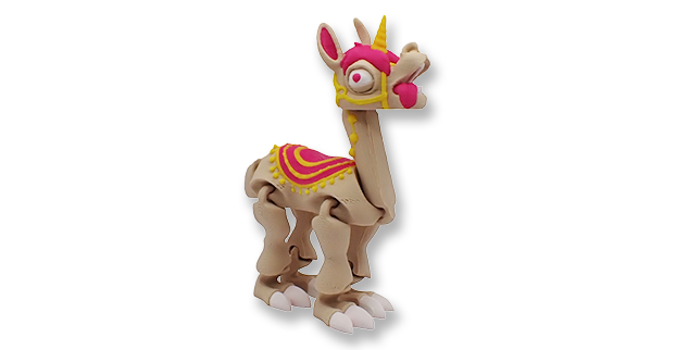 Lama-jednorožec - Příběh naší postavičky