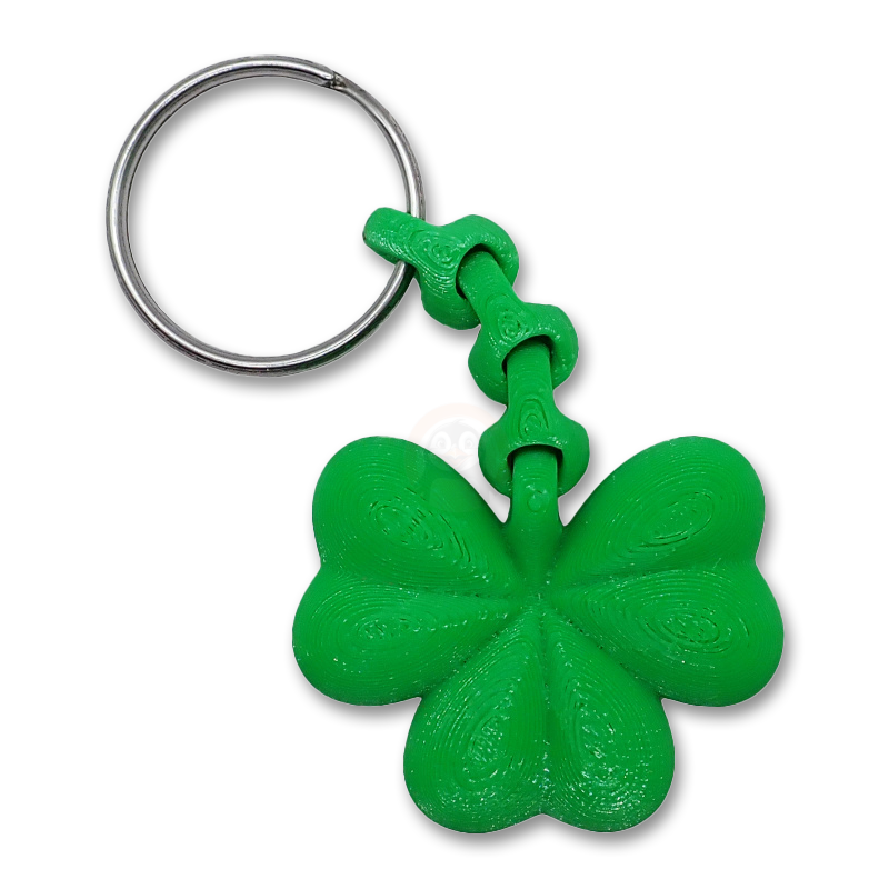 Přívěsek na klíče Čtyřlístek