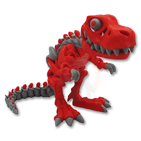 Kostra Tyrannosaura s očima