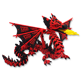 Mechanický Drak s křídly