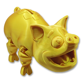 Pokladnička Prasátko se symbolem Dolaru