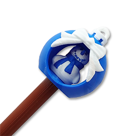 Ozdoba na tužku Sněhulák