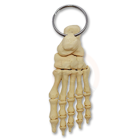 Přívěsek na klíče Noha Kostlivce levá