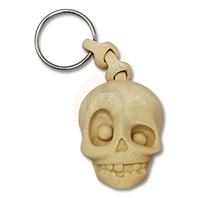 Přívěsek na klíče Lebka