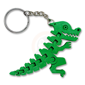 Přívěsek na klíče Šťastný dinosaurus