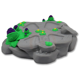 Stojan ke kostře Triceratopse