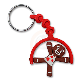 Přívěsek na klíče Perníček holka