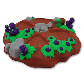 Stojan ke kostře Stegosaura
