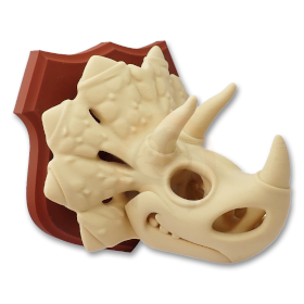 Dekorace na zeď Triceratops