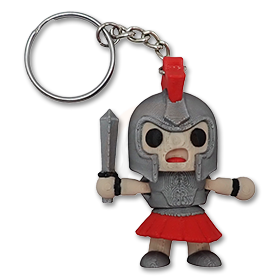 Přívěsek na klíče Řecký Bojovník