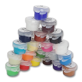 Samostatné akrylové barvy