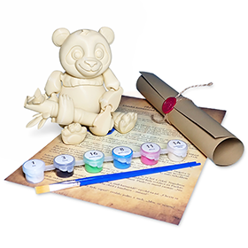 Panda - Kreativní 3D Omalovánka