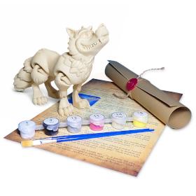 Vlk - Kreativní 3D Omalovánka