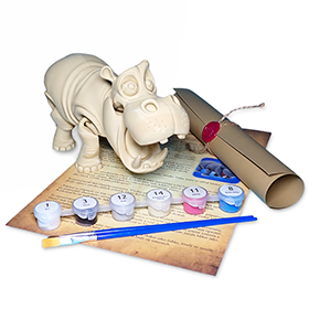 Hroch - Kreativní 3D Omalovánka