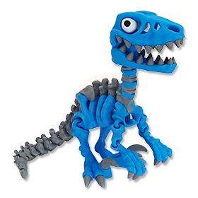 Kostra Raptora s očima