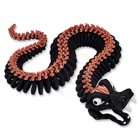 Kostra Hada s očima