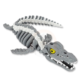 Kostra Mosasaura s očima