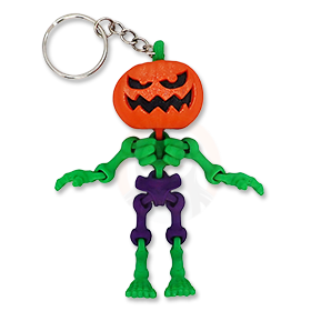 Přívěsek na klíče Dýňový Kostlivec