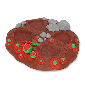 Stojan ke kostře Brachiosaura