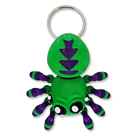 Přívěsek na klíče Pavouk