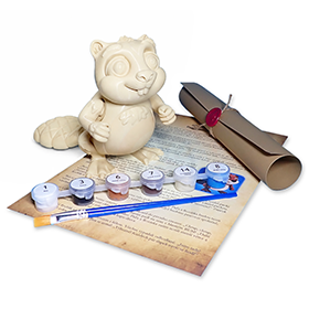 Bobr - Kreativní 3D Omalovánka