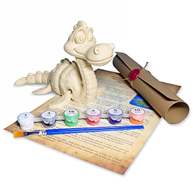 Lochnesská příšera - Kreativní 3D Omalovánka