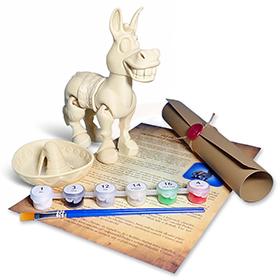 Oslík - Kreativní 3D Omalovánka