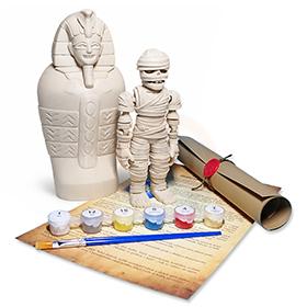 Mumie - Kreativní 3D Omalovánka