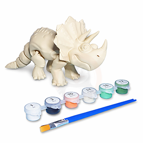 Triceratops - Kreativní 3D Omalovánka