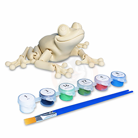 Žabka - Kreativní 3D Omalovánka