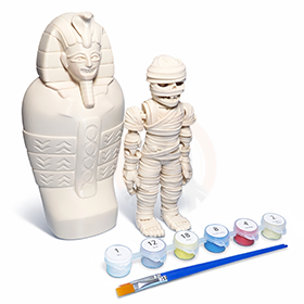 Mumie - Kreativní 3D Omalovánka