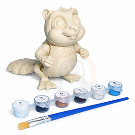 Bobr - Kreativní 3D Omalovánka