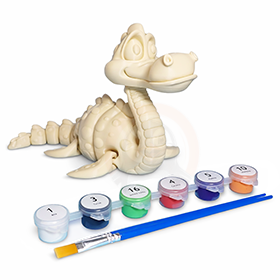 Lochnesská příšera - Kreativní 3D Omalovánka