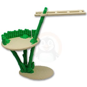 Bambusový stojan pro Pandu