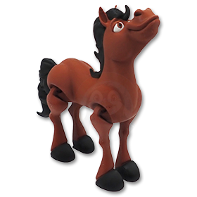 Kůň se zavřenými ústy