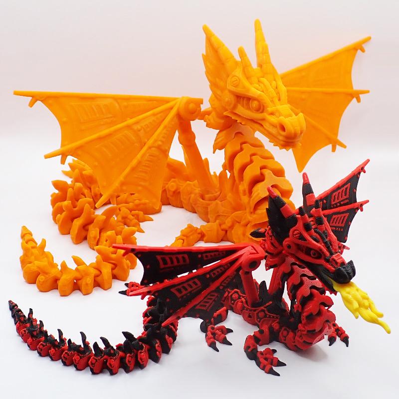 Mechanický Drak s křídly