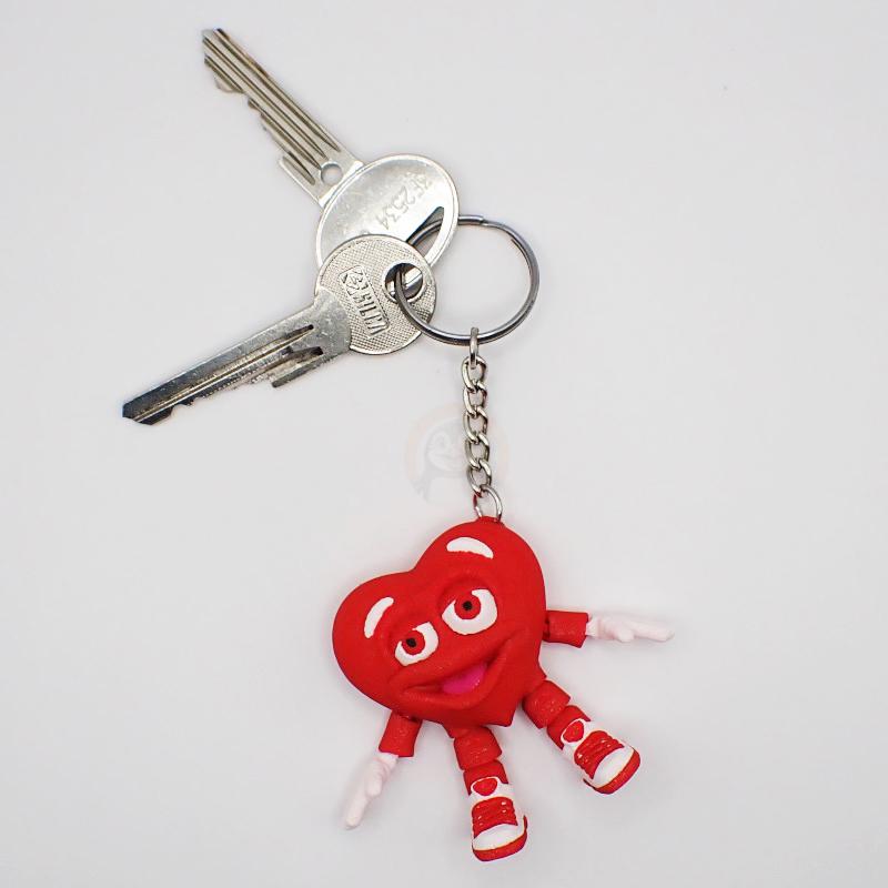 Přívěsek na klíče Srdce Herbert