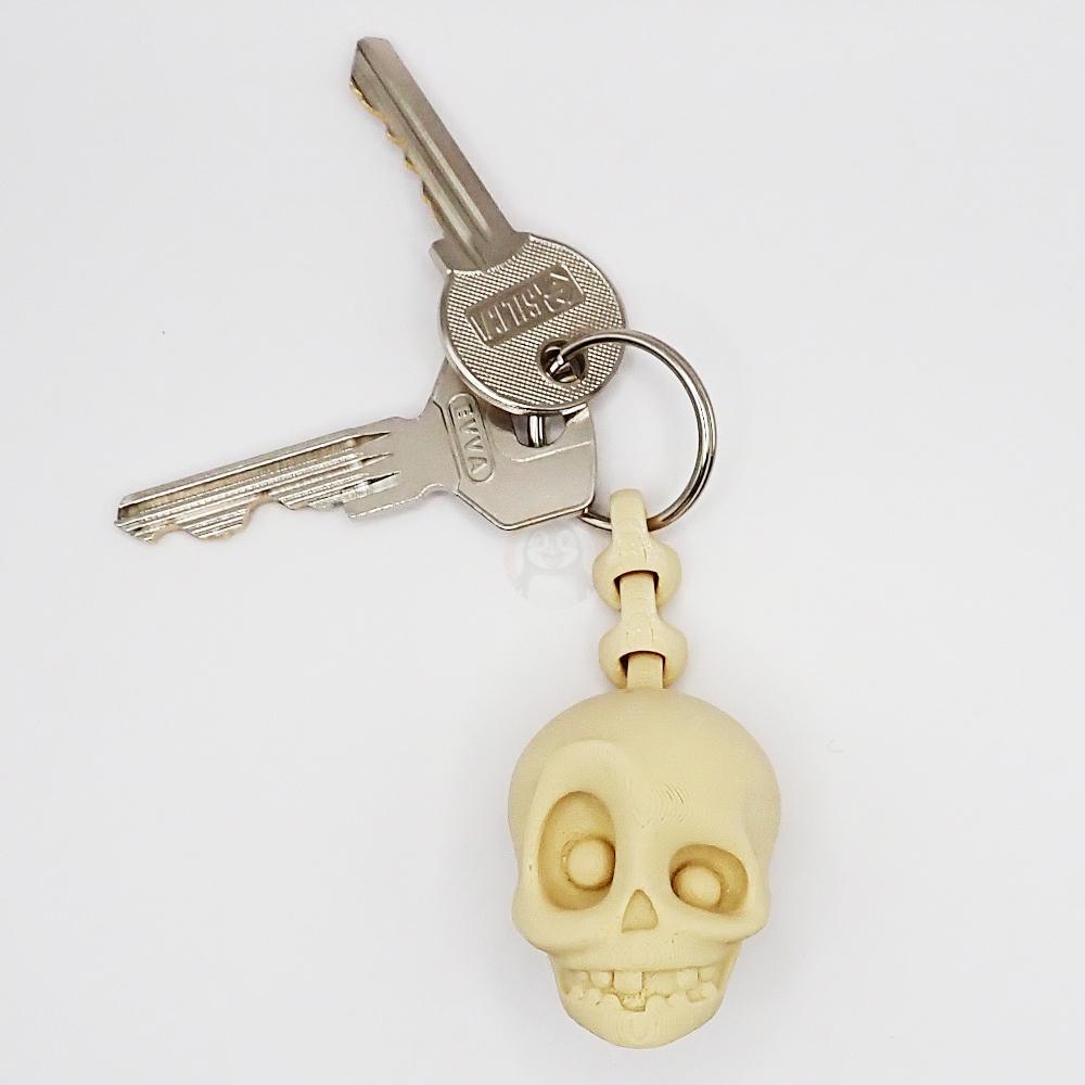 Přívěsek na klíče Lebka