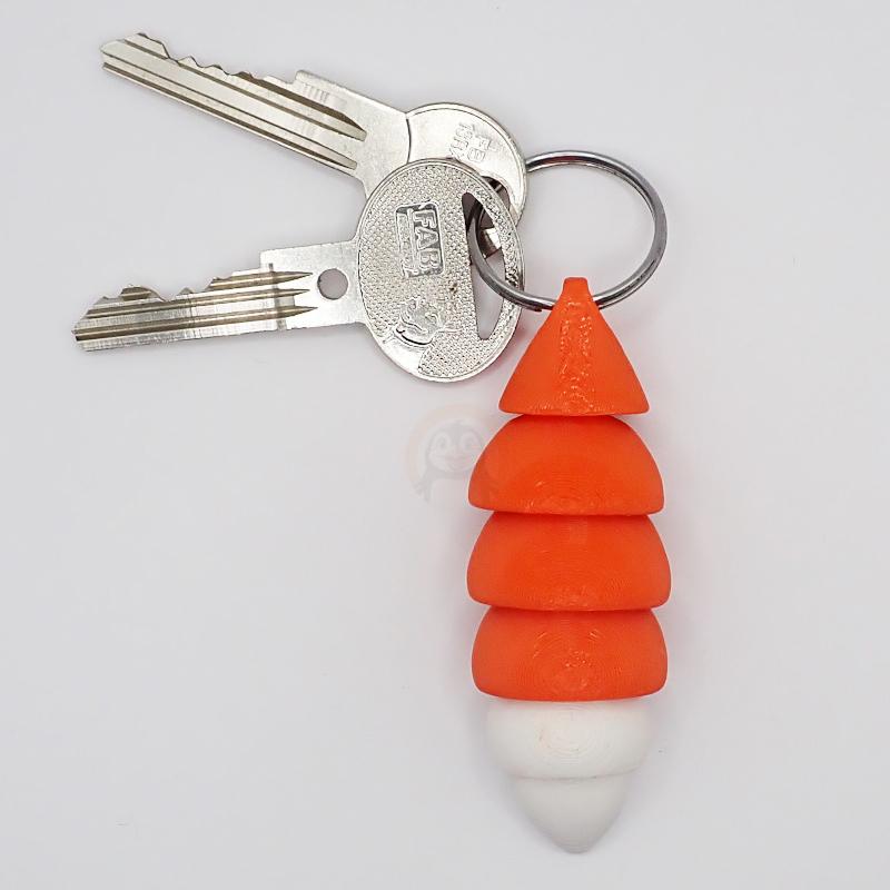 Přívěsek na klíče Liščí ocas bez srsti