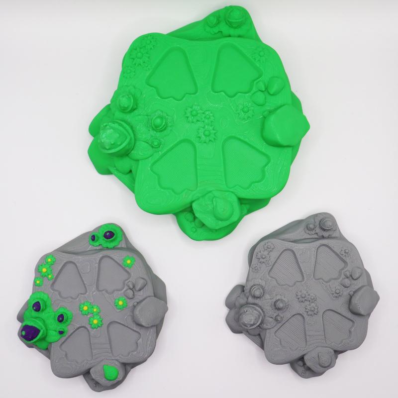 Stojan ke kostře Triceratopse