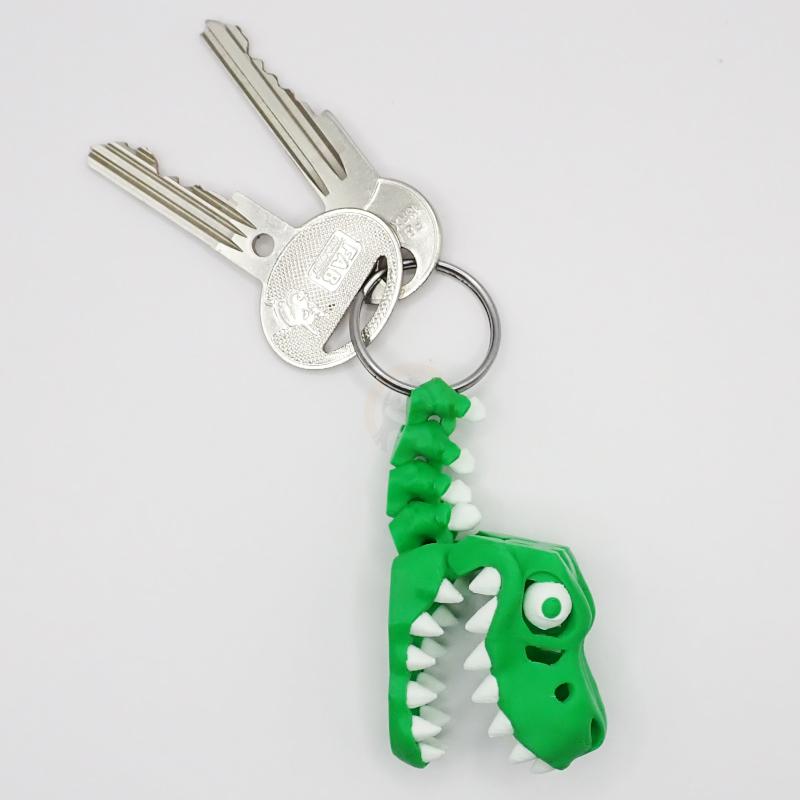 Přívěsek na klíče Tyranosaurus s očima