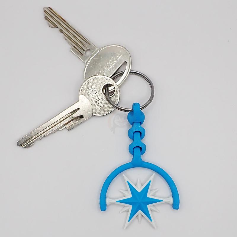 Přívěsek na klíče Hvězda