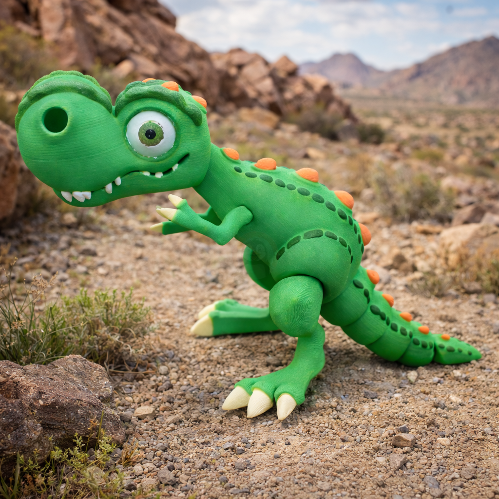 Tyrannosaurus rex - Kreativní 3D Omalovánka