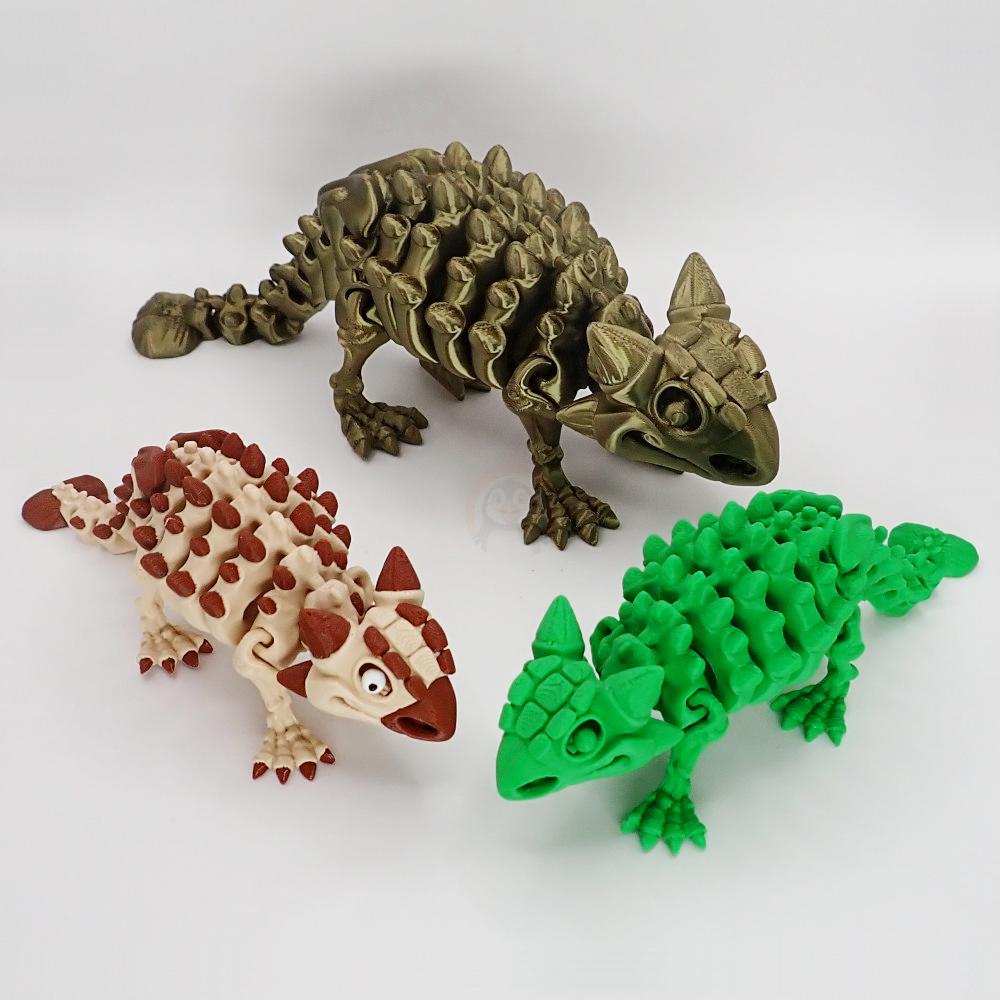 Kostra Ankylosaura s očima