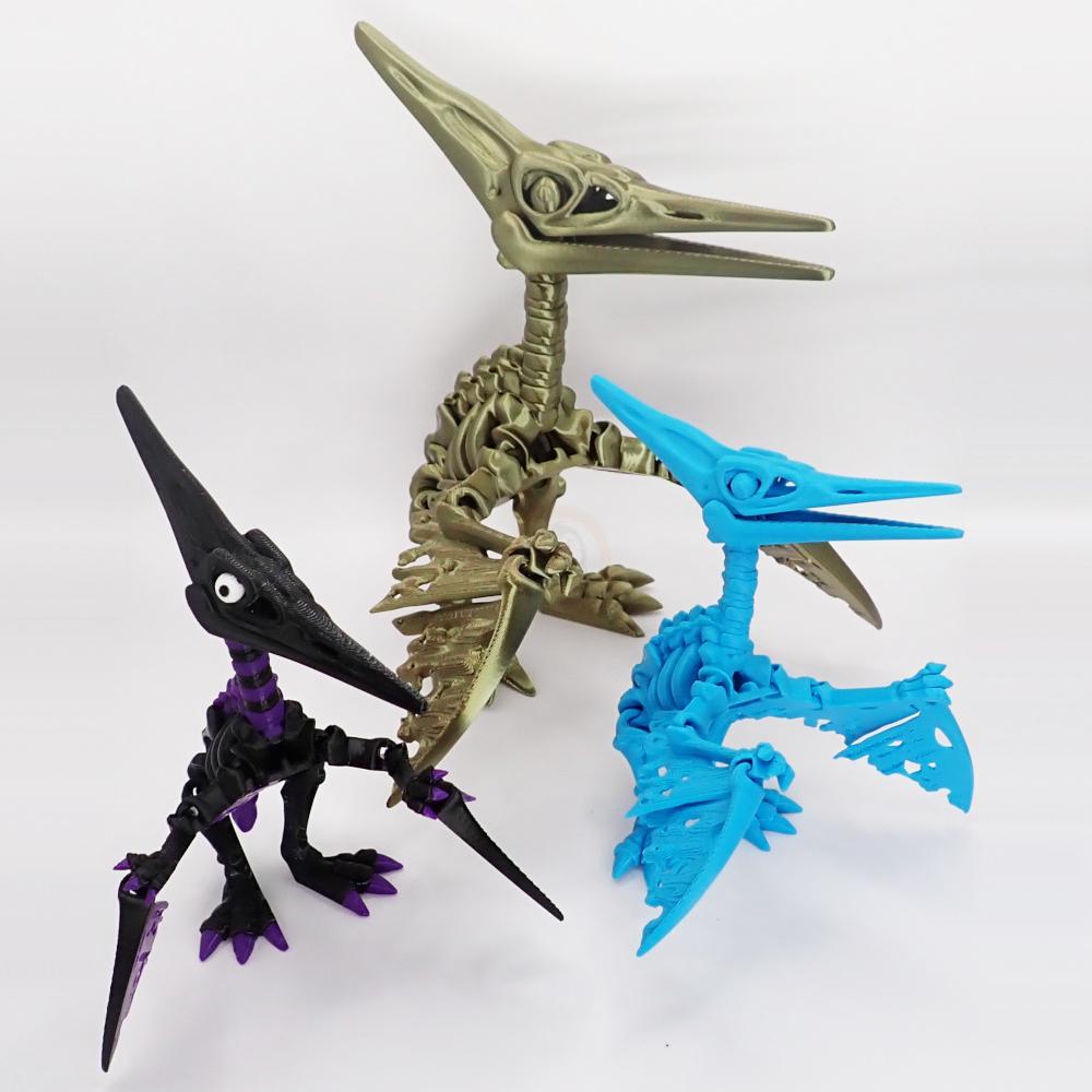 Kostra Pterodaktyla s očima