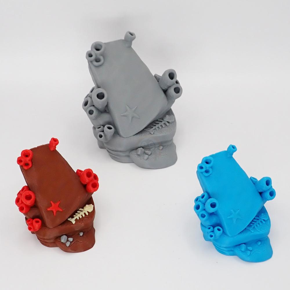 Stojan ke kostře Mosasaura