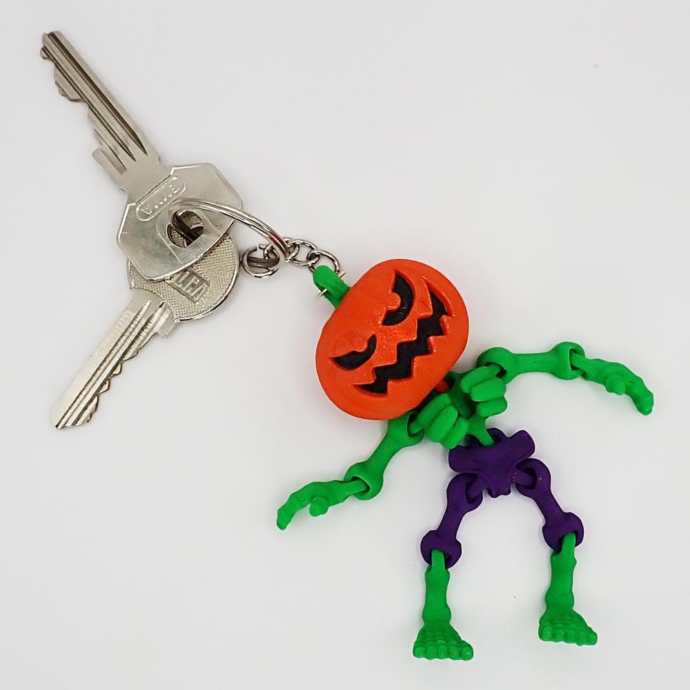 Přívěsek na klíče Dýňový Kostlivec