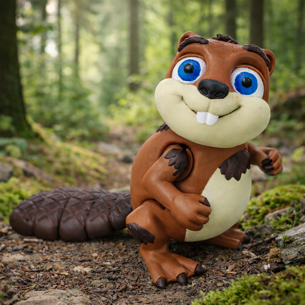 Bobr - Kreativní 3D Omalovánka