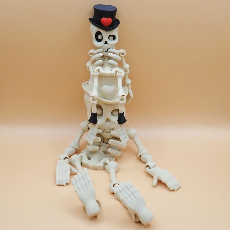 Elegantní kostlivec s otvorem na zavěšení