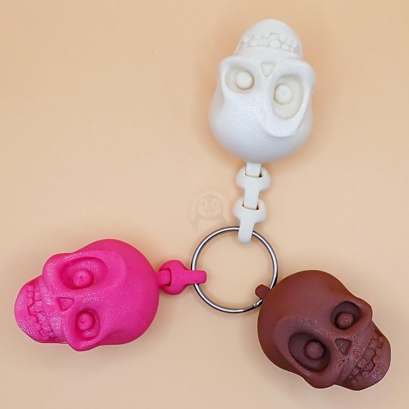 Přívěsek na klíče Lebka